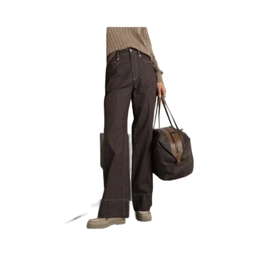 Brunello Cucinelli Wide Leg Jeans