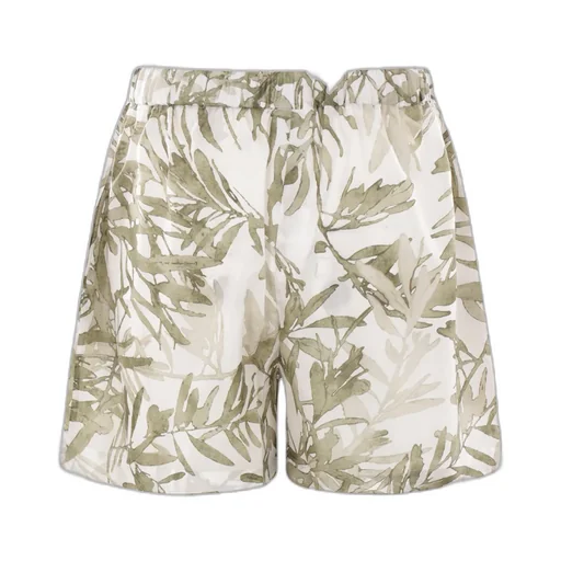 Brunello Cucinelli Herbarium Printed Shorts
