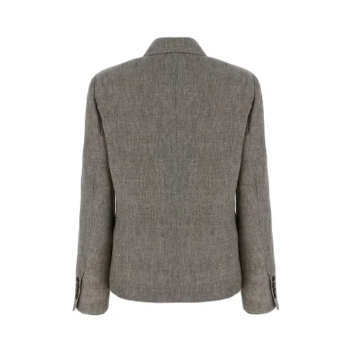 Brunello Cucinelli Double-Breasted Twill Blazer