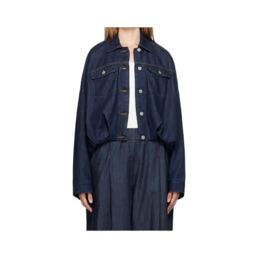 Long-Sleeved Denim Coat