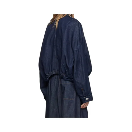 Long-Sleeved Denim Coat