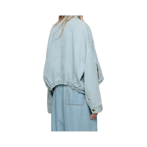 Long-Sleeved Denim Coat