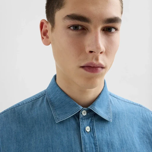 Cotton Chambray Shirt