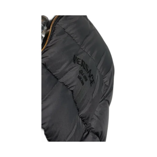 Versace Quilted Zipped Puffer Jacket