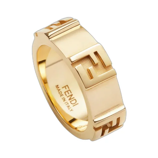 Gold-Colored Metal Ring