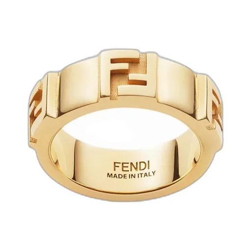 Gold-Colored Metal Ring
