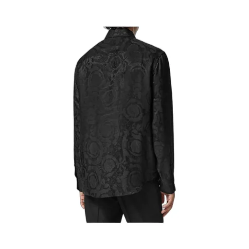 Versace Barocco-Jacquard Button-Up Shirt