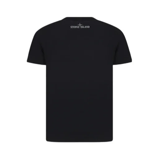 Stone Island Junior Compass Printed Crewneck T-Shirt