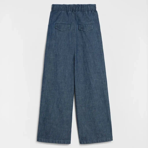 Cotton Chambray Trousers