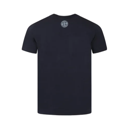Stone Island Junior Logo Printed Crewneck T-Shirt