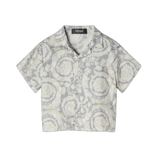 Versace Kids Barocco Printed Shirt