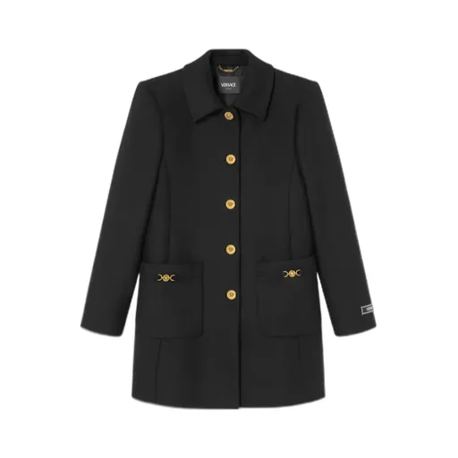 Versace La Medusa '95 Button-Up Coat
