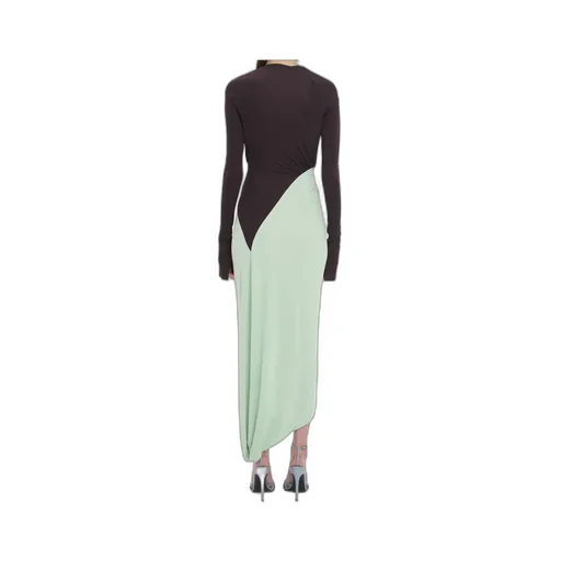 Long-Sleeved Knot Dress