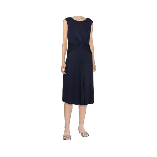 Lauren Ralph Lauren Tessane Sleeveless Flared Midi Dress