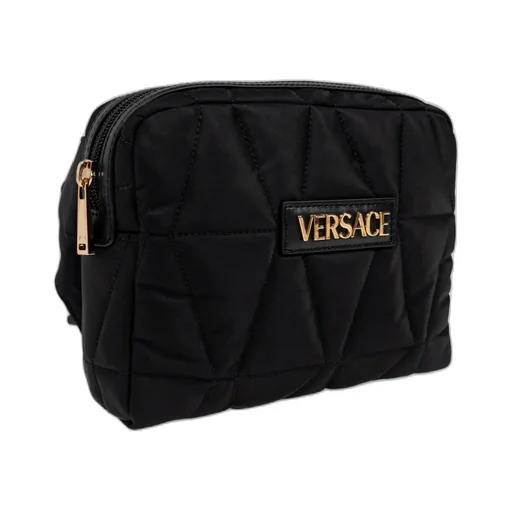 Versace Logo Plaque Zipped Belt Bag