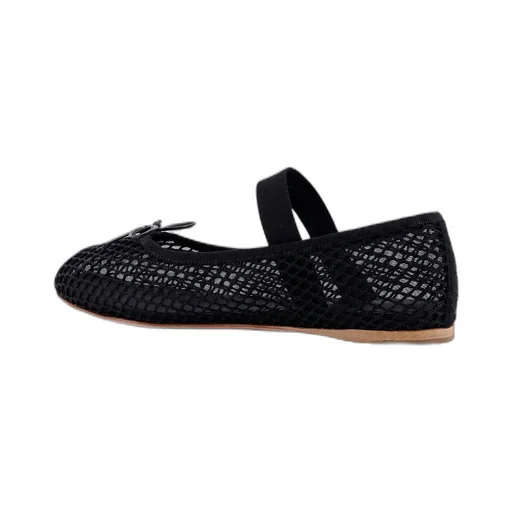 Miu Miu Mesh-Designed Round-Toe Ballet Flats