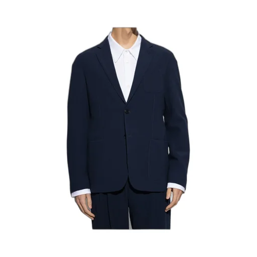 Giorgio Armani Single-Breasted Knitted Jacket