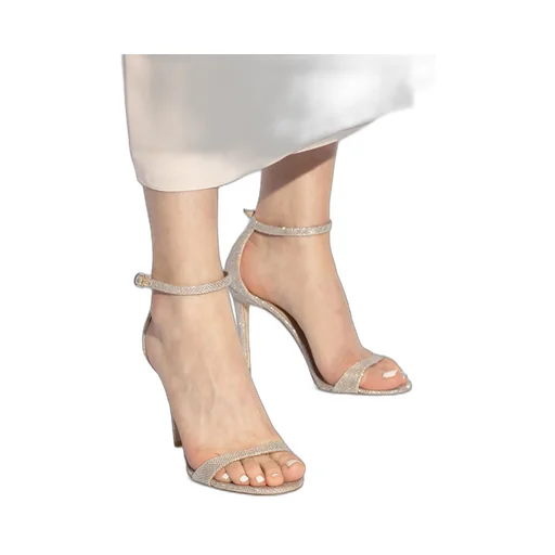 Round-Headed High-Heeled Sandals