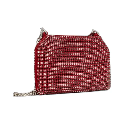 Stella Mccartney Falabella Crystal Mesh Crossbody Bag