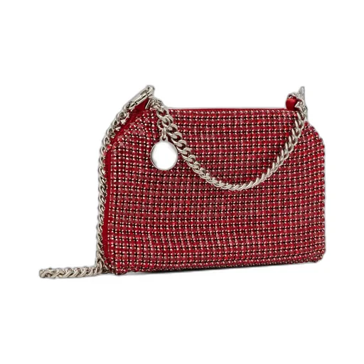 Stella Mccartney Falabella Crystal Mesh Crossbody Bag