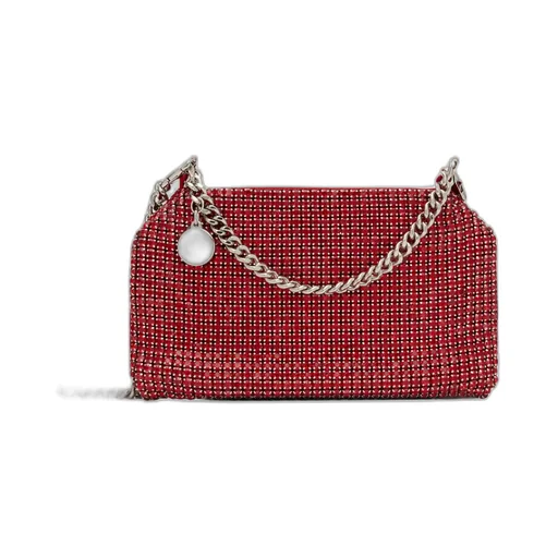 Stella Mccartney Falabella Crystal Mesh Crossbody Bag