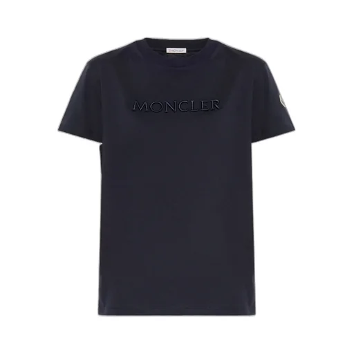 Moncler Logo Embroidered Crewneck T-Shirt