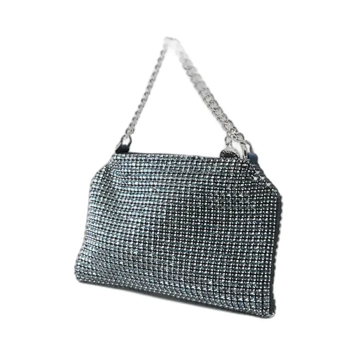 Stella Mccartney Falabella Crystal Mesh Crossbody Bag