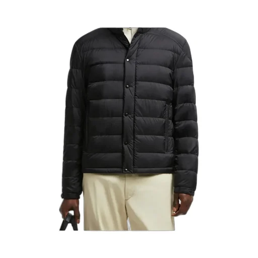 Moncler Selves Logo Patch Quilted Jacket