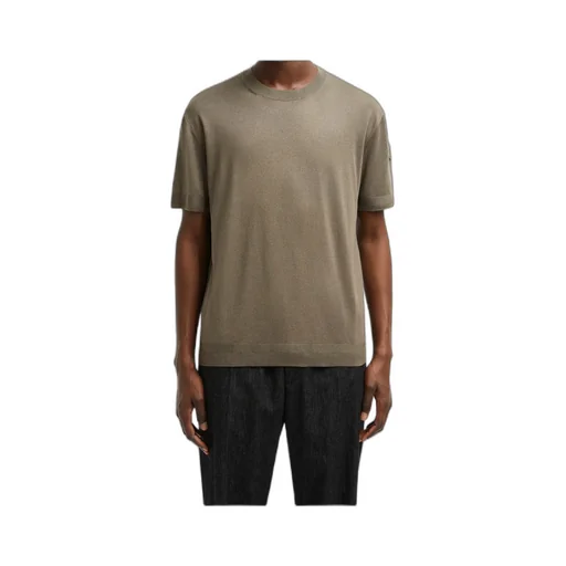 Silk & Cotton Knit T-Shirt