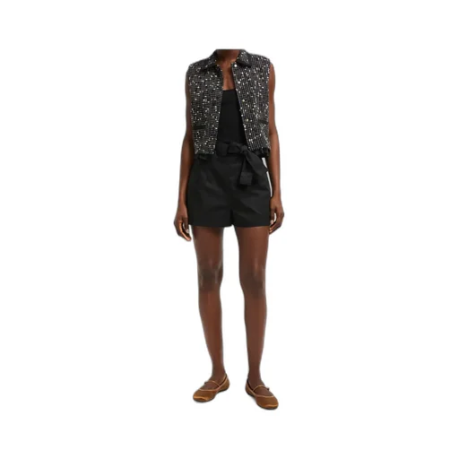 Moncler Pleat Detailed Belted Shorts