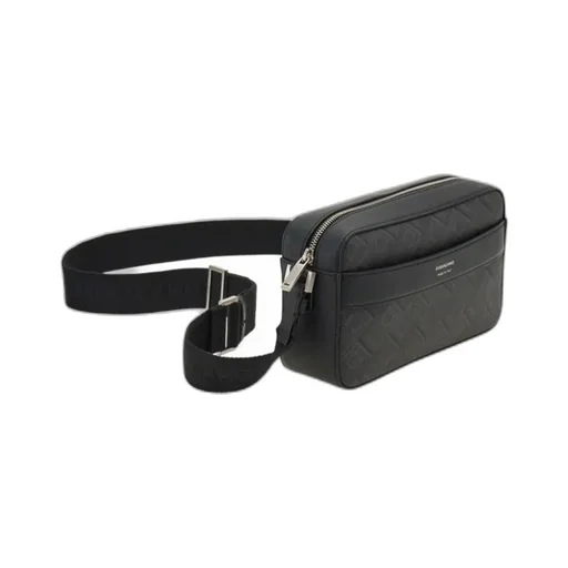 Ferragamo Monogram Jacquard Zipped Crossbody Bag