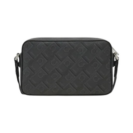 Ferragamo Monogram Jacquard Zipped Crossbody Bag