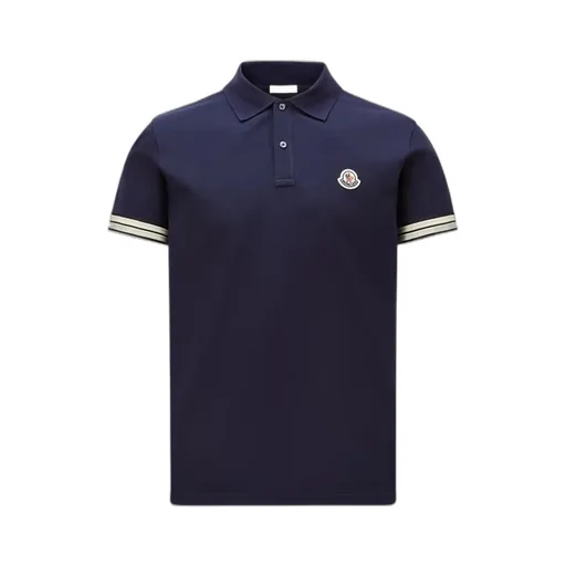 Moncler Logo Patch Short Sleeved Polo Shirt