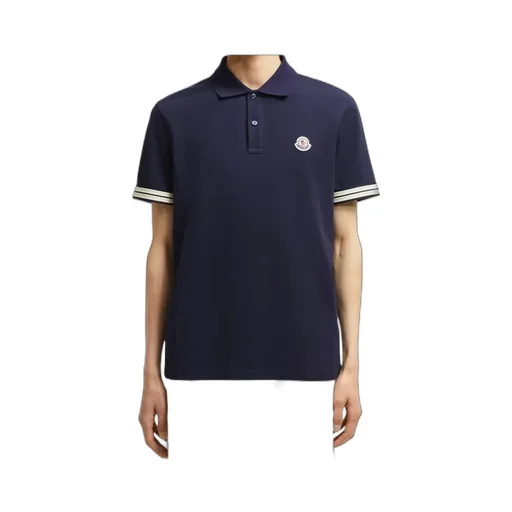 Moncler Logo Patch Short Sleeved Polo Shirt