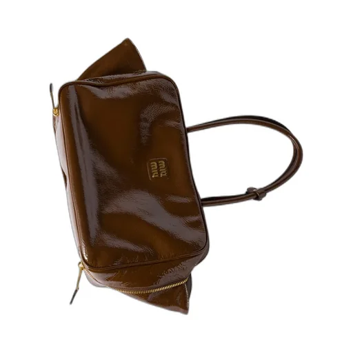 Beau Naplak Patent Leather Bag