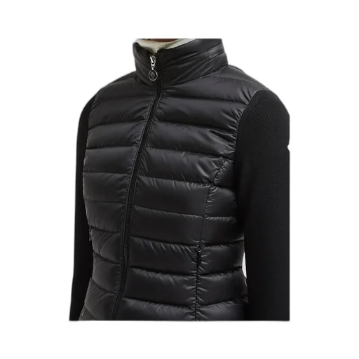 Moncler Logo Patch Padded Zip-Up Cardigan