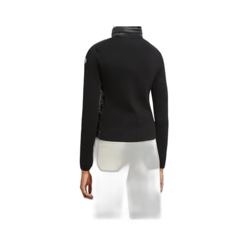 Moncler Logo Patch Padded Zip-Up Cardigan