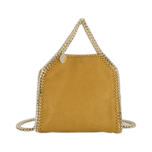 Stella Mccartney Whipstitch-Chain Small Top Handle Bag