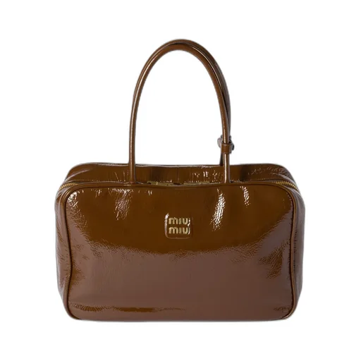 Beau Naplak Patent Leather Bag