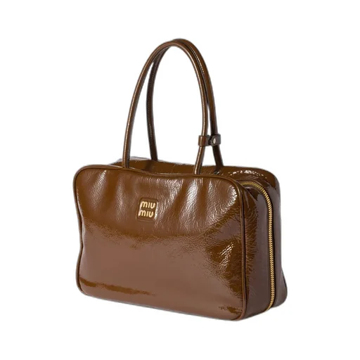 Beau Naplak Patent Leather Bag