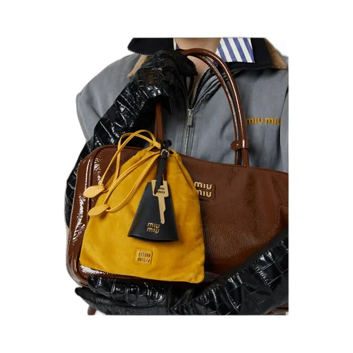 Beau Naplak Patent Leather Bag