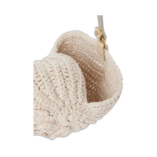 Chloé Logo Detailed Woven Crossbody Bag