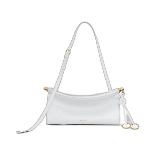 AlaÏA Logo Stamp Small East West Shoulder Bag