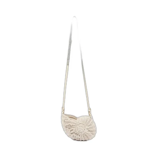 Chloé Logo Detailed Woven Crossbody Bag