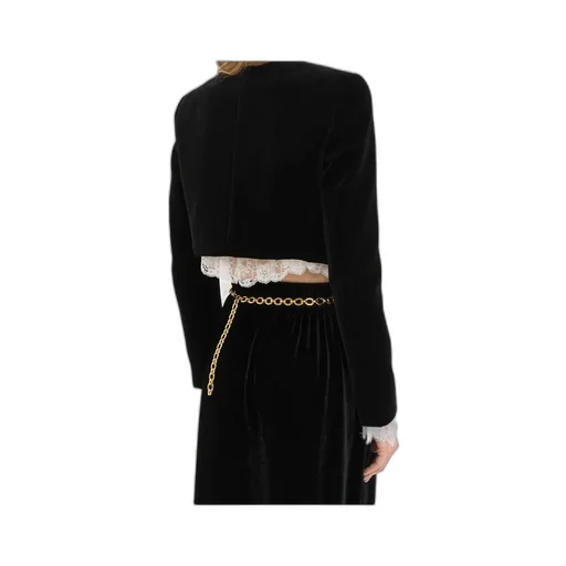 Chloé Velvet Scalloped Spencer Jacket