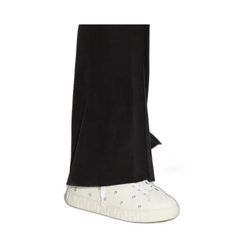 Versace Embellished Lace-Up Sneakers