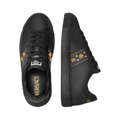 Versace Greca Lace-Up Sneakers