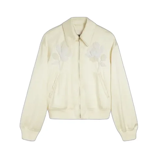 Jil Sander Duchess-Satin Zip-Up Jacket