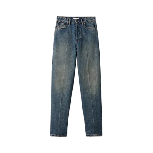 Miu Miu Logo-Embroidered Denim Jeans