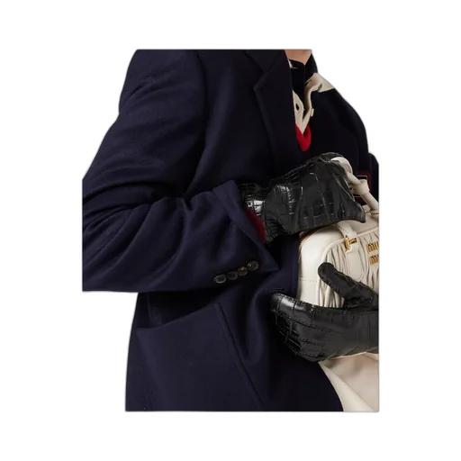 Single-Breasted Velour Jacket